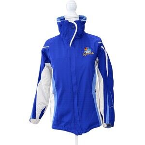 Columbia Whirlibird Omni-Tech NBC Sports Waterproof Ski Jacket Women S Blue